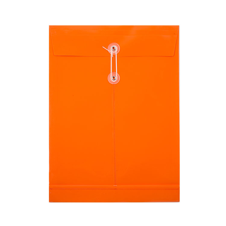 Poly String Envelope with Expandable Gusset, Opaque PP, Letter Size