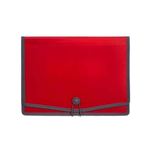 Expandable Document Case with Fabric Gusset, Elastic Closure, PP A4