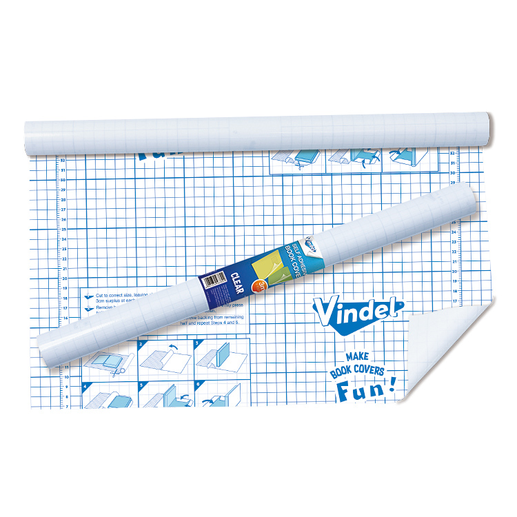 Transparent Clear Selfadhesive Book Cover