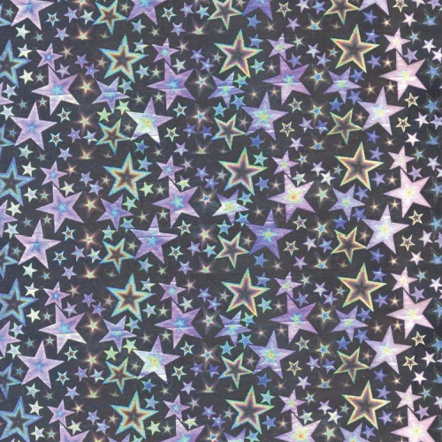 Holographic Selfadhesive Book Cover Stars