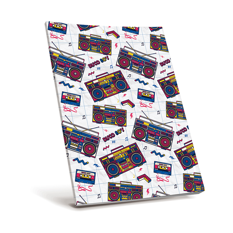 self-adhesive-book-cover-retro-music