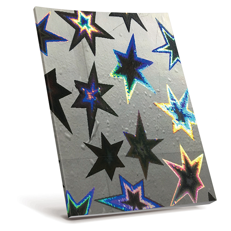 Holographic Selfadhesive Book Cover Boom
