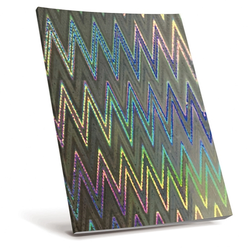 Holographic Selfadhesive Book Cover Zigzag