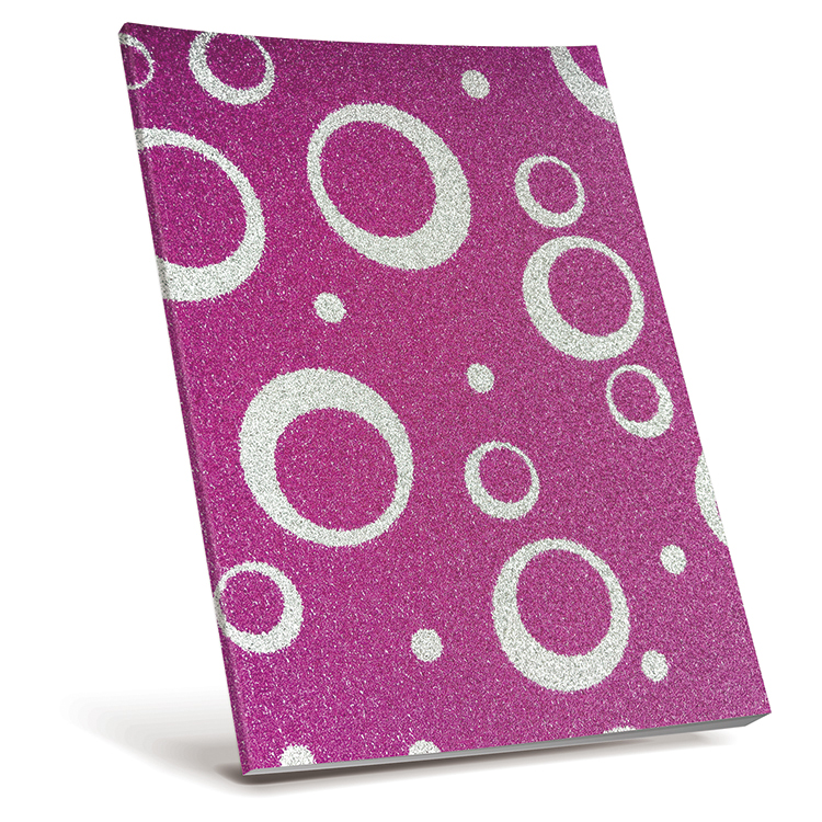 Glitter Selfadhesive Book Cover Bubbles