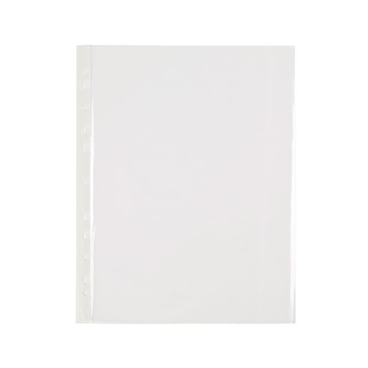 Sheet Protectors, Glass Clear, PP A4,Binder Pockets