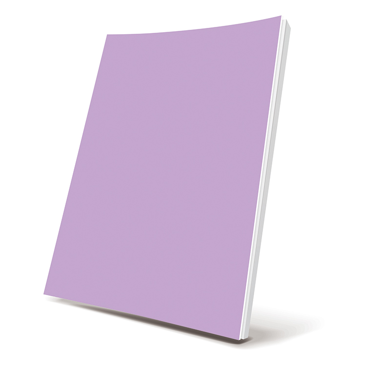 Self-adhesive Book Cover Pastel Violet